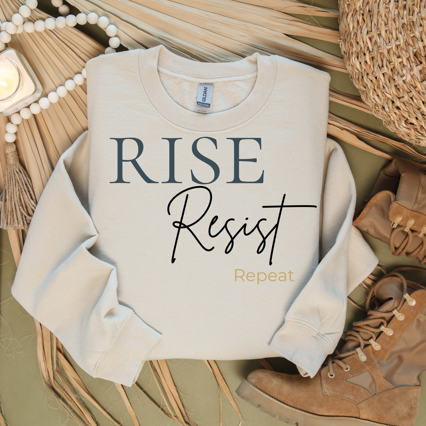 Rise Resist Digital PNG Download