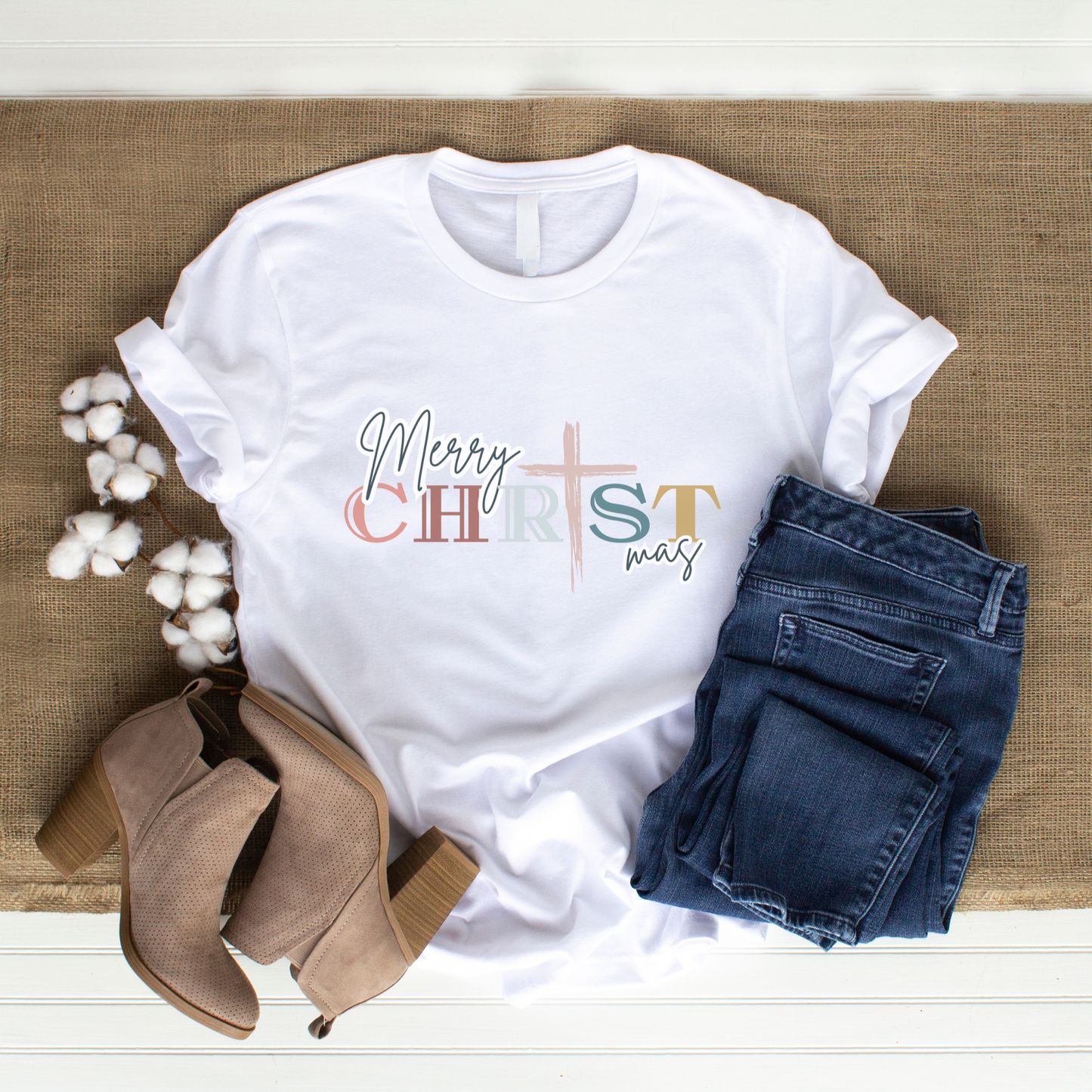 Merry Christ Christmas PNG Digital Download