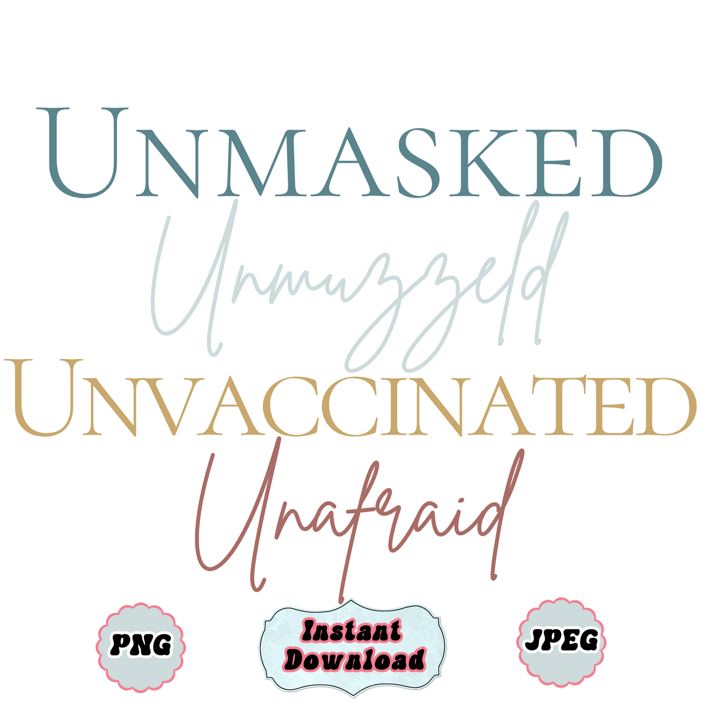 Unmasked Digital Download