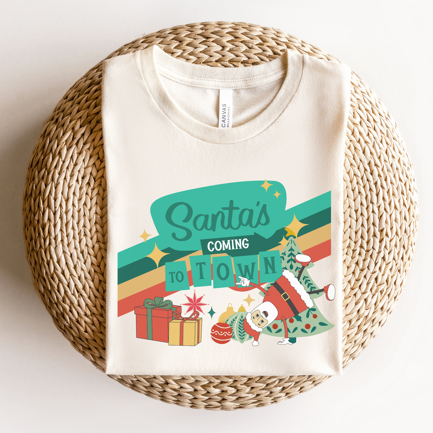 Santa is Coming To Town Christmas PNG Digital Download