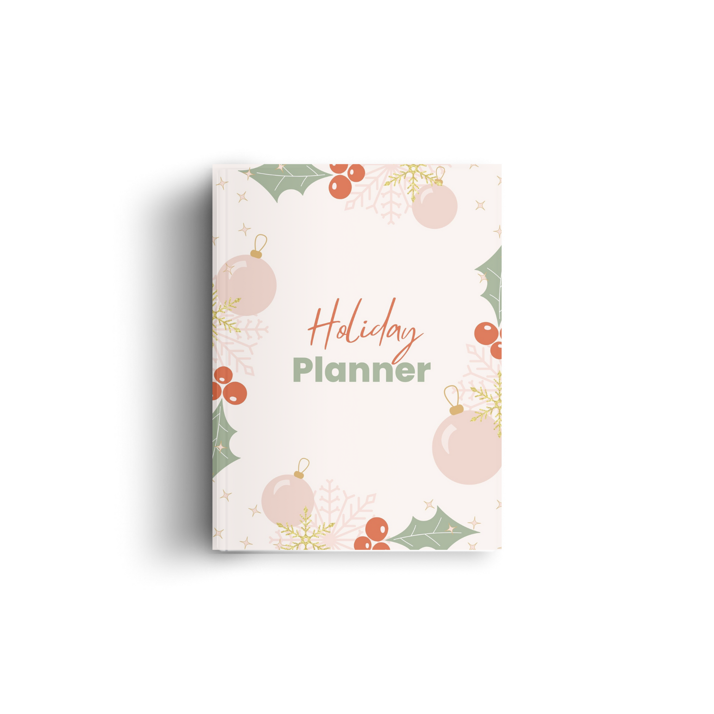 Custom Instant Download PDF Downloadable Holiday Planner
