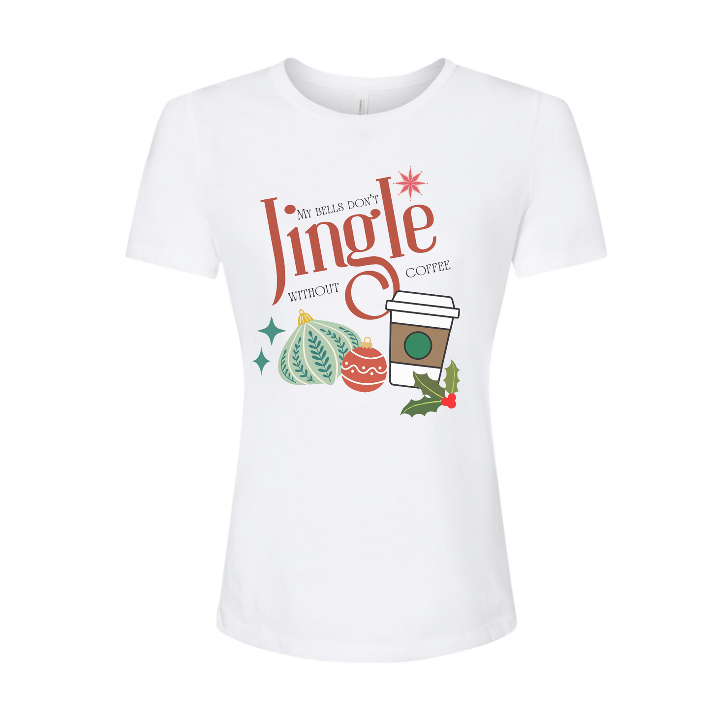 Jingle without coffee Christmas PNG Digital Download