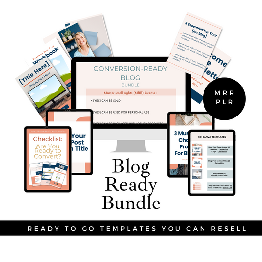 Sample Product 2Conversion Ready Blog Bundle – Master Resell Rights (MRR)