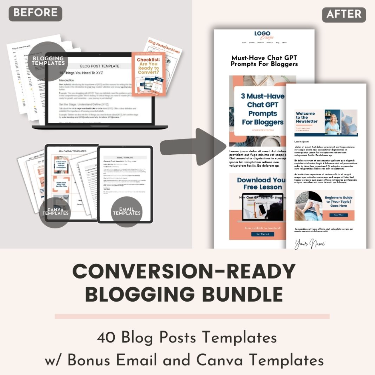 Sample Product 2Conversion Ready Blog Bundle – Master Resell Rights (MRR)