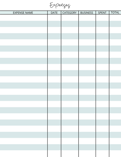 Custom Instant Download PDF Downloadable Yearly Monthly Weekly Daily Printable Planner Turquoise